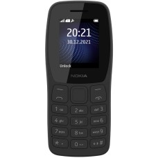 Nokia 105 Classic Keypad Phone Charcoal